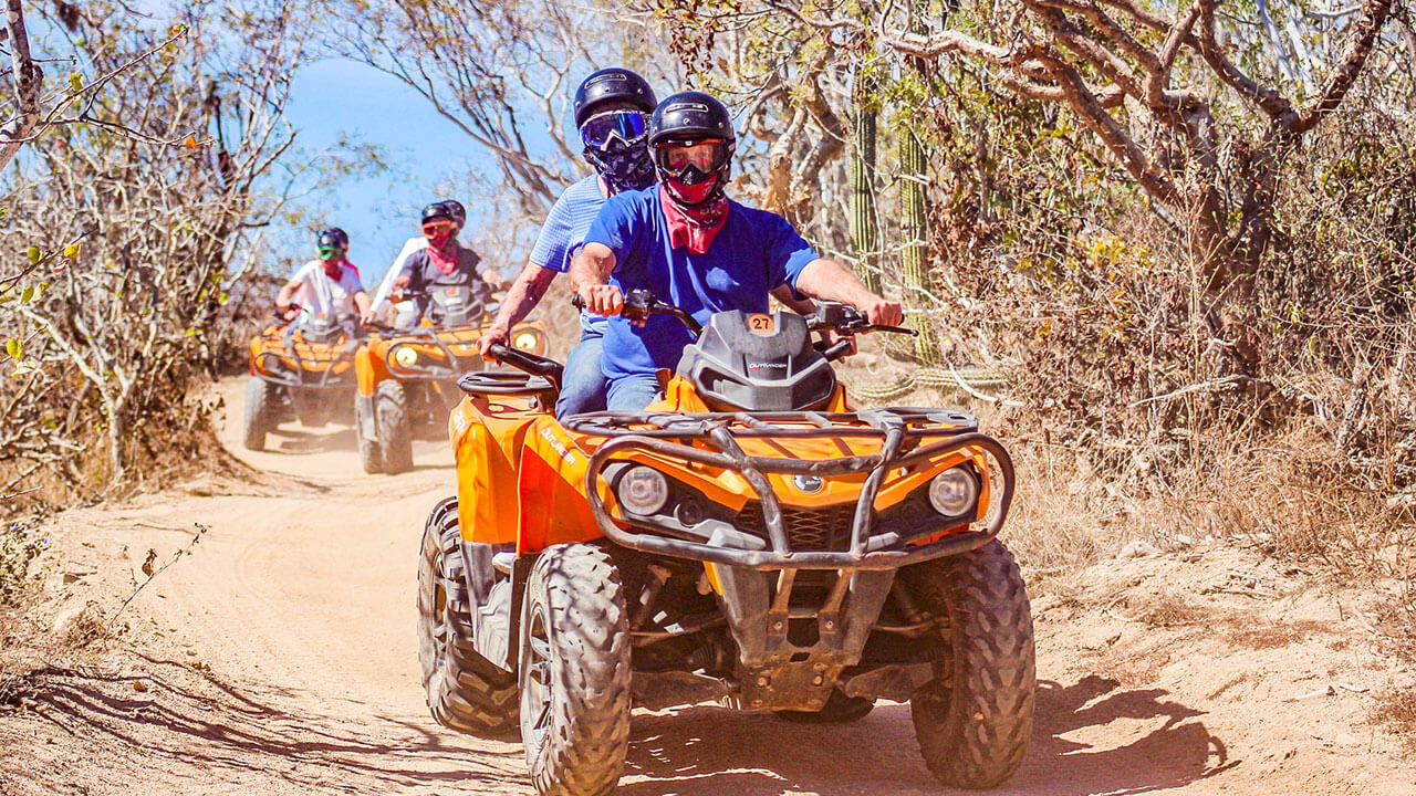 atv candelaria beach desert